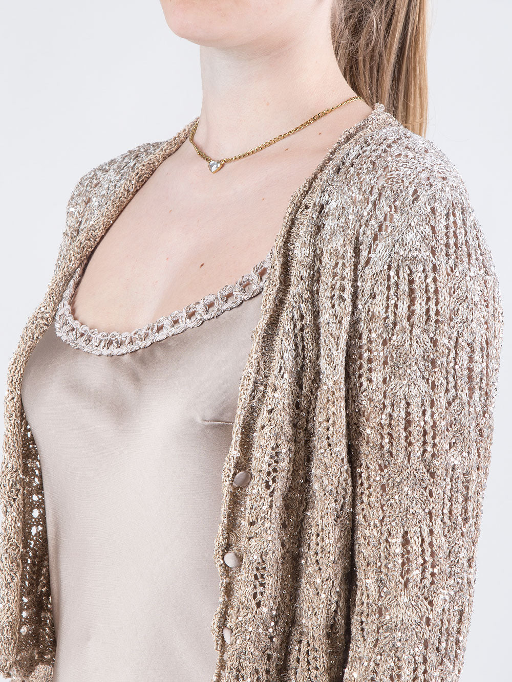 Abito in satin con giacchino