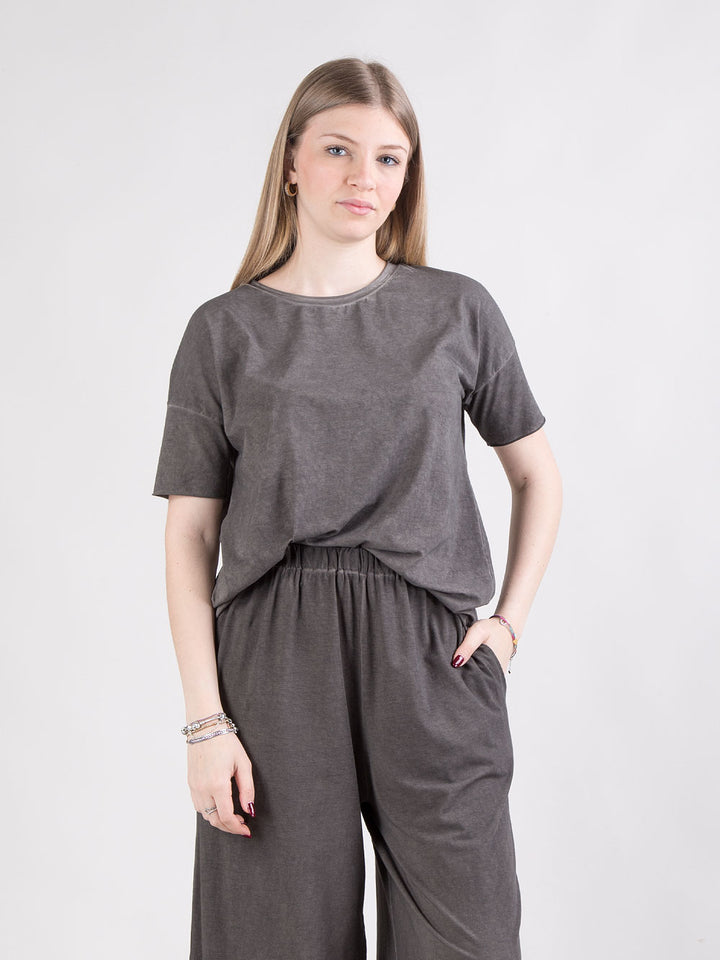 maglia girocollo sfumata