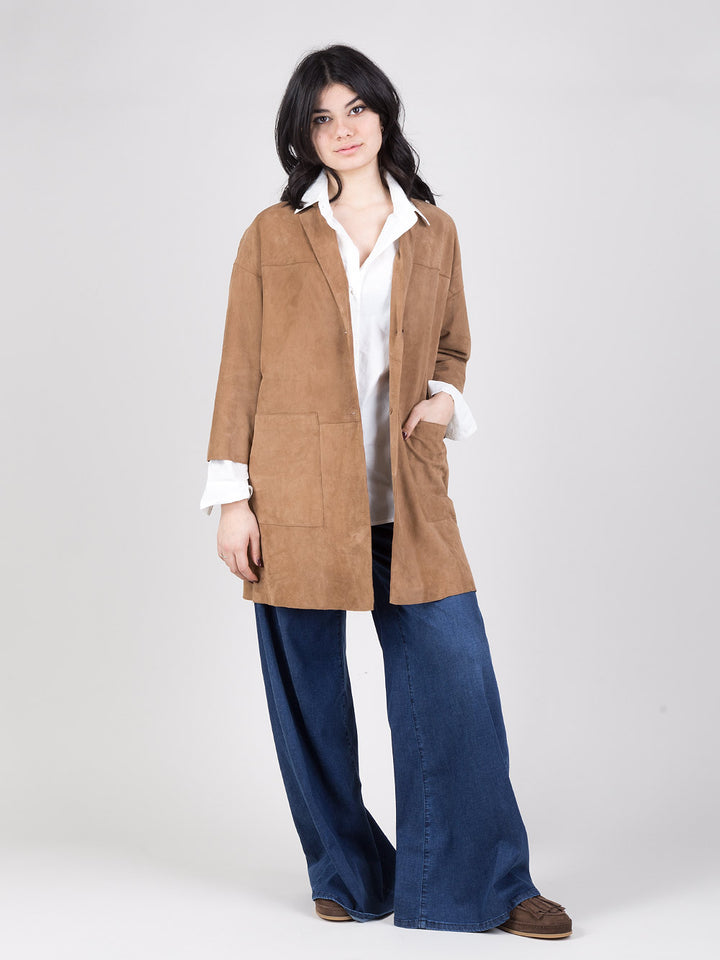 Giacca Virginia suede