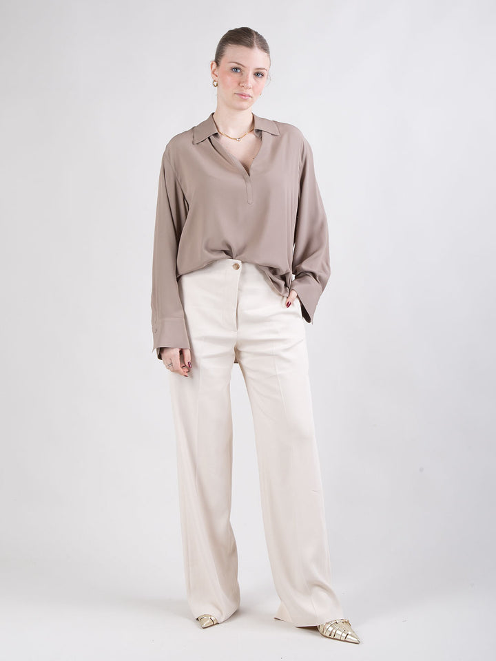 Pantalone gamba larga