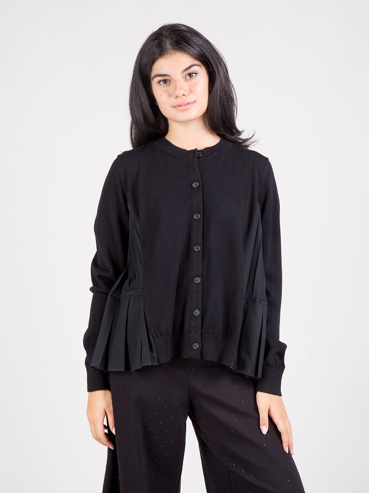 Cardigan plissé