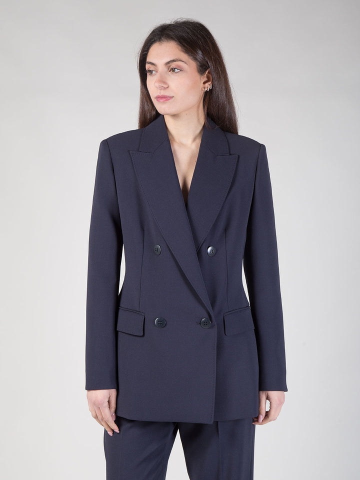 Blazer grembo doppiopetto in lana