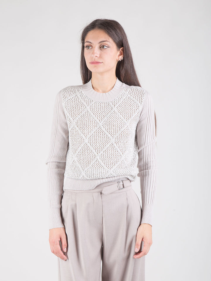 Maglia con paillettes