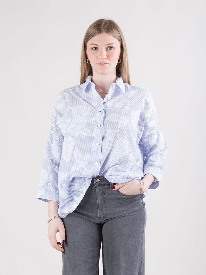 Camicia con stampa floreale