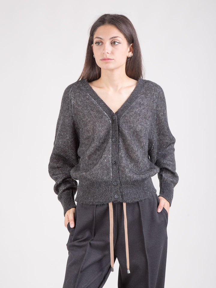 Cardigan doppio verso