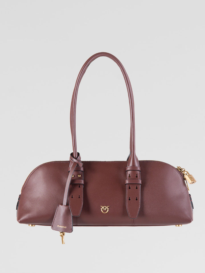 Borsa Bowling Horizontal Big in pelle