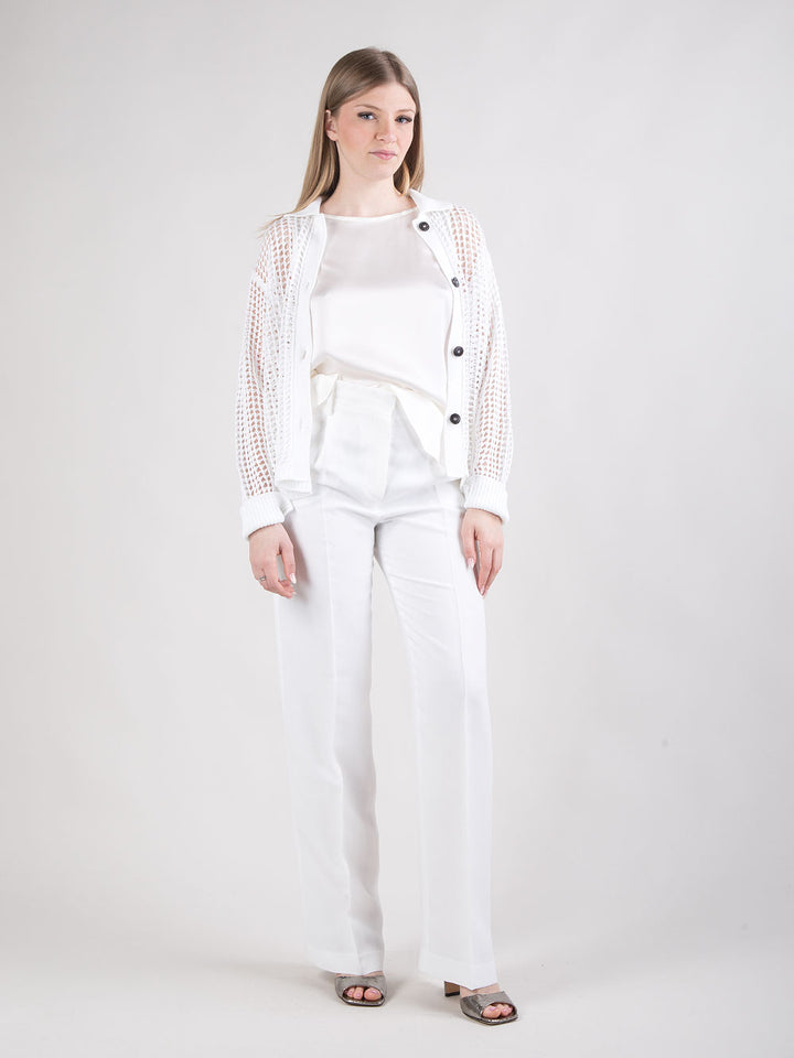 Pantalone dritto con tasche