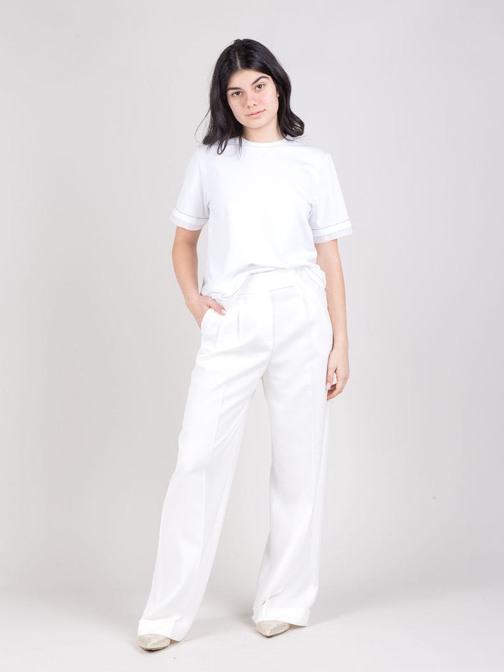 Pantaloni con risvolti