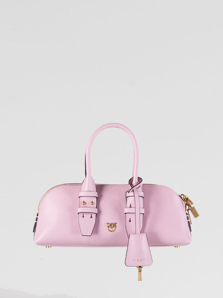 Borsa Bowling Bag baguette in pelle