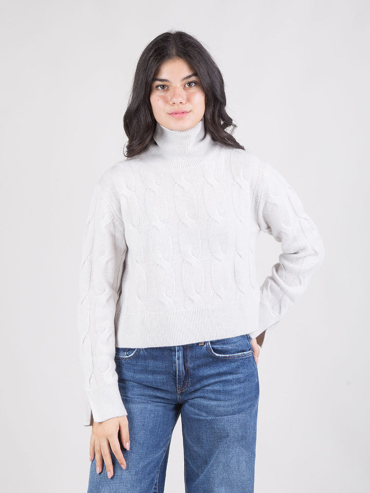 DOLCEVITA IN MAGLIA A TRECCE