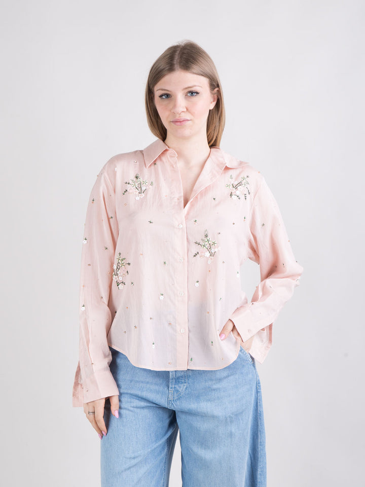 Camicia in voile di viscosa