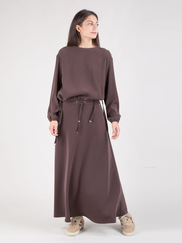 Gonna in crepe satin