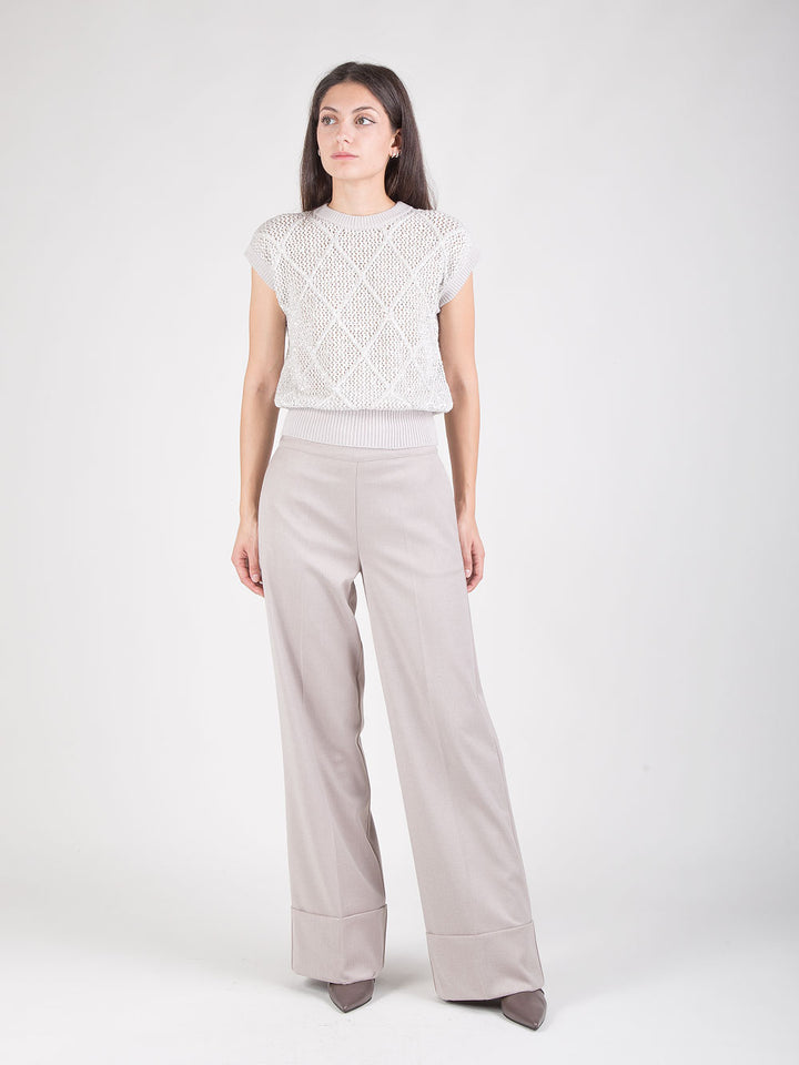 Pantaloni in flanella tecnica