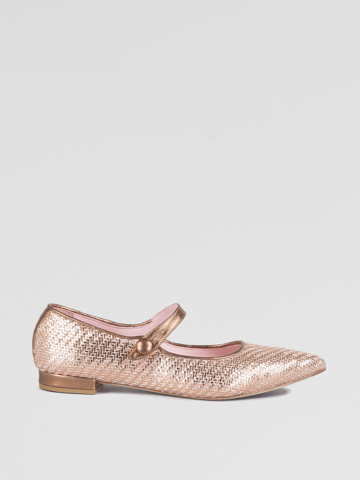 Ballerine intrecciate