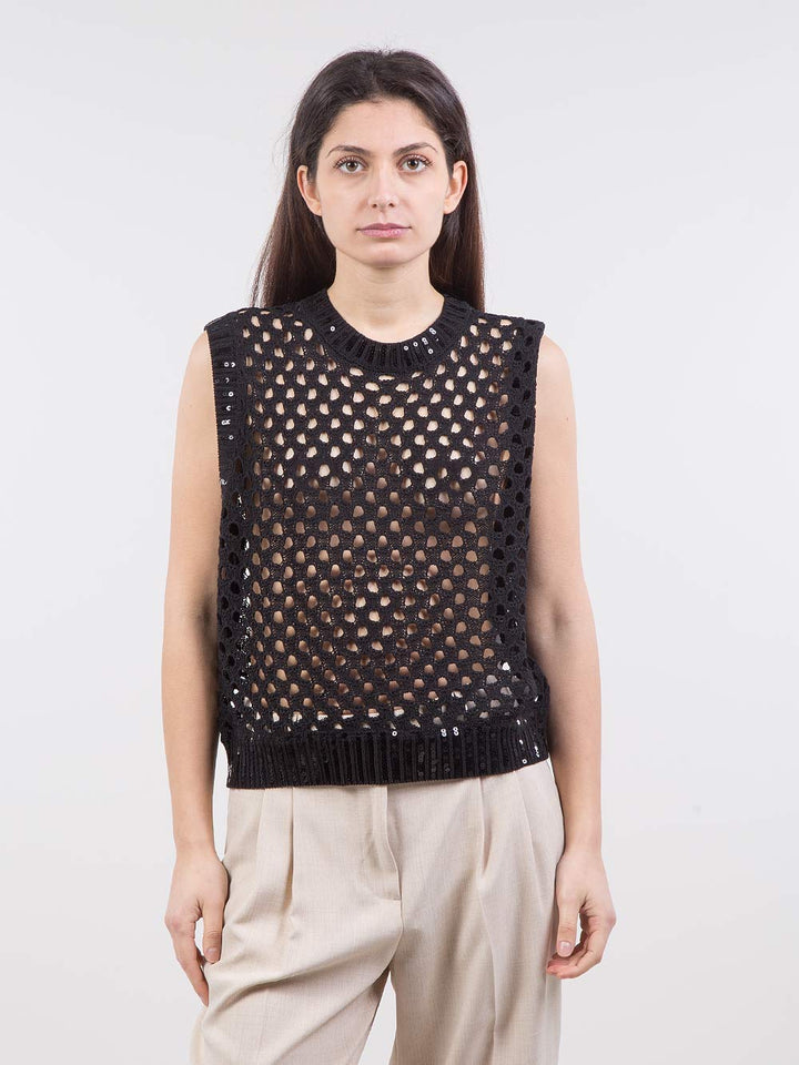 Gilet in maglia