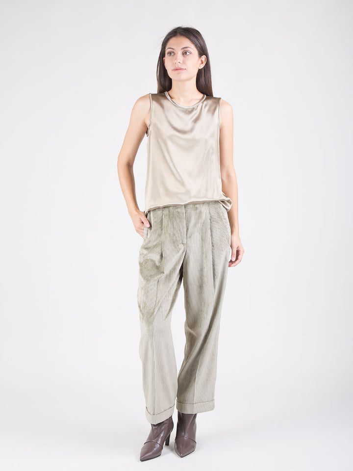 Pantaloni in velluto a coste