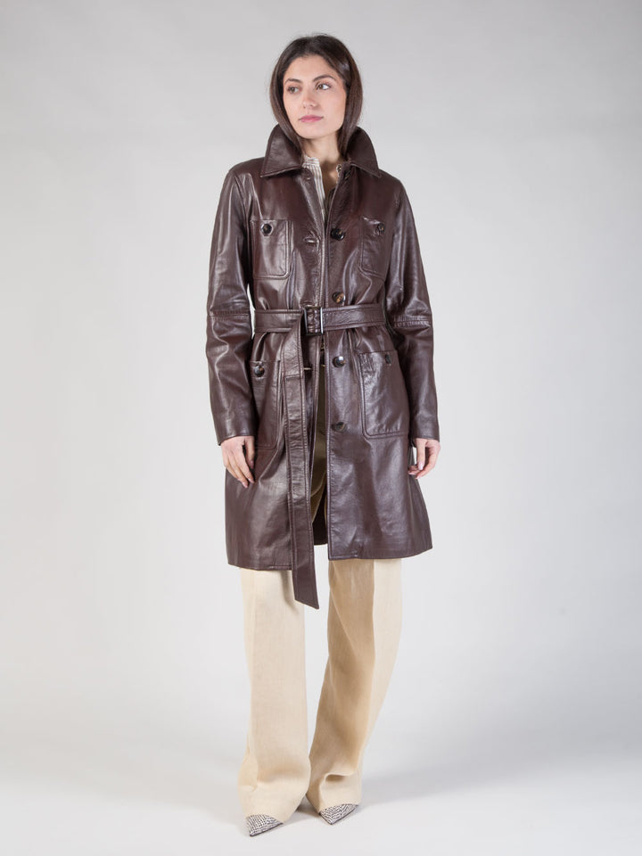 Giacca amaca in pelle