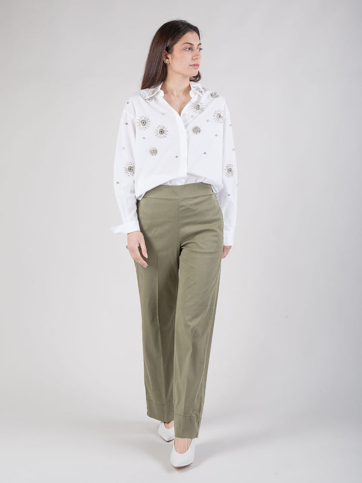 Pantaloni relaxed wide leg