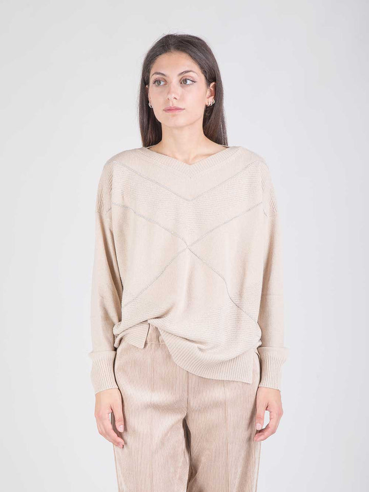 Maglia intarsio lux