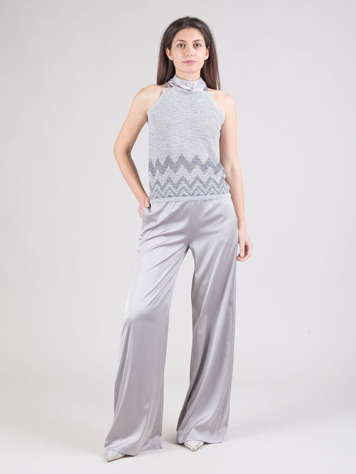 Pantaloni in raso