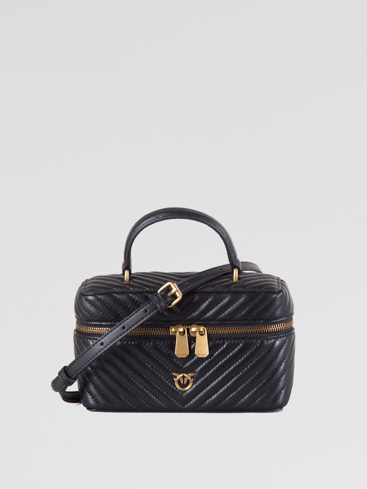 Beauty case Vanity Soft Mini in nappa trapuntata