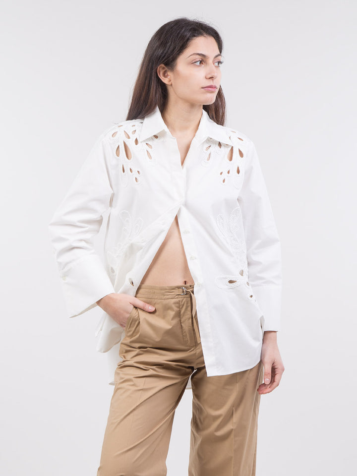 Camicia ricamata