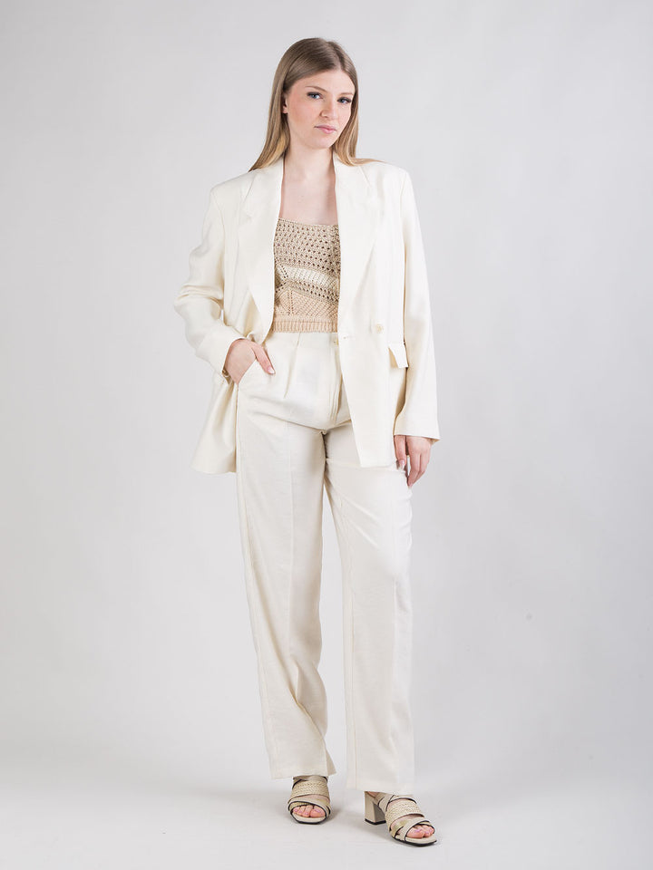 Tailleur con giacca doppiopetto