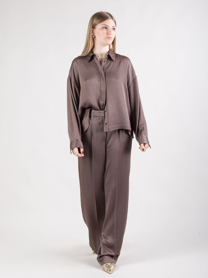 Pantalone dritto fluido