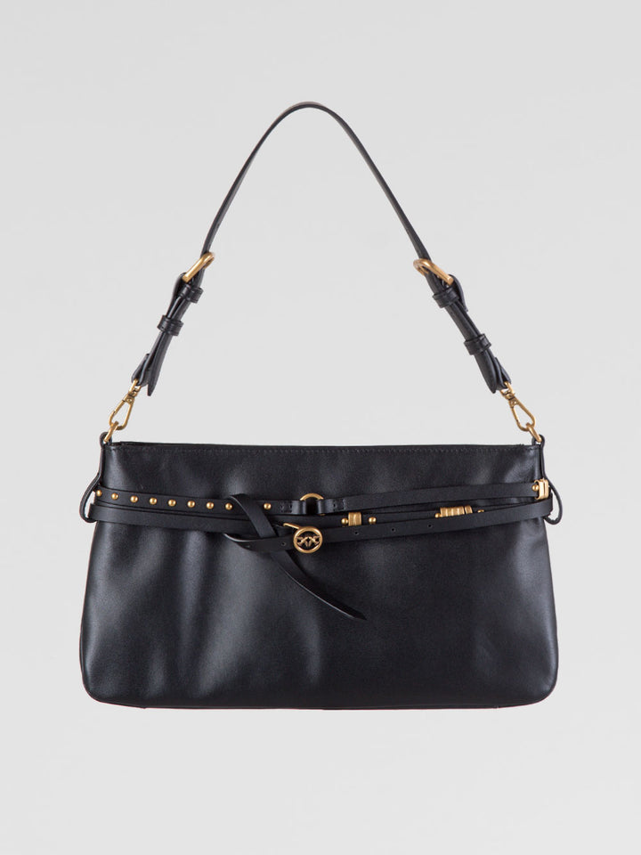 Borsa Belt Bag in pelle con cintura decorativa