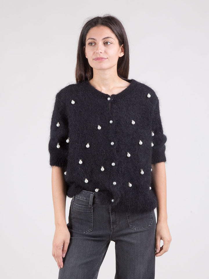 Cardigan perle