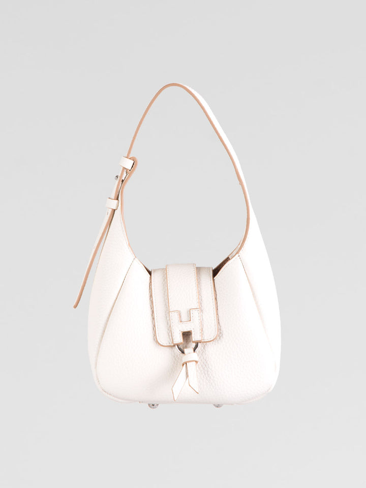 Borsa hobo mini in pelle martellata