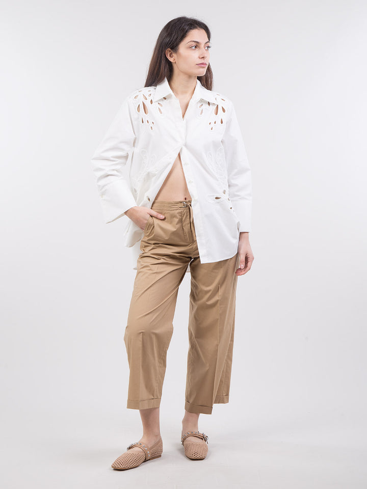 Pantaloni crop