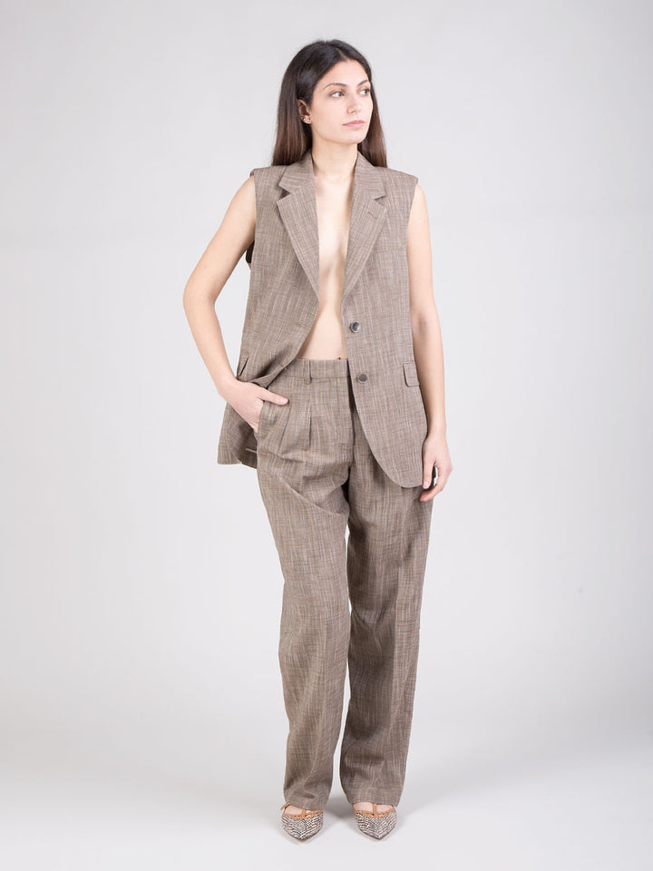 Pantaloni con pinces