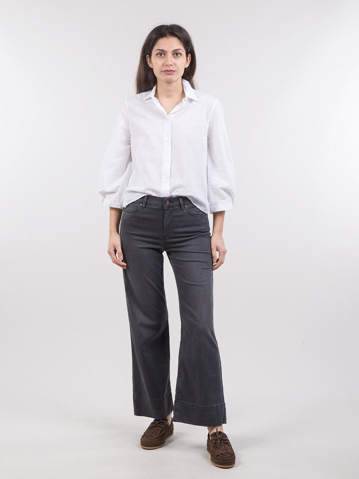 Pantaloni palazzo crop