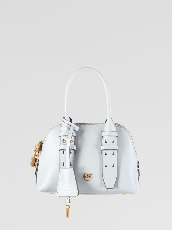 Borsa Bowling Bag zip mini in pelle