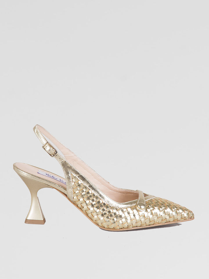 Slingback intrecciate
