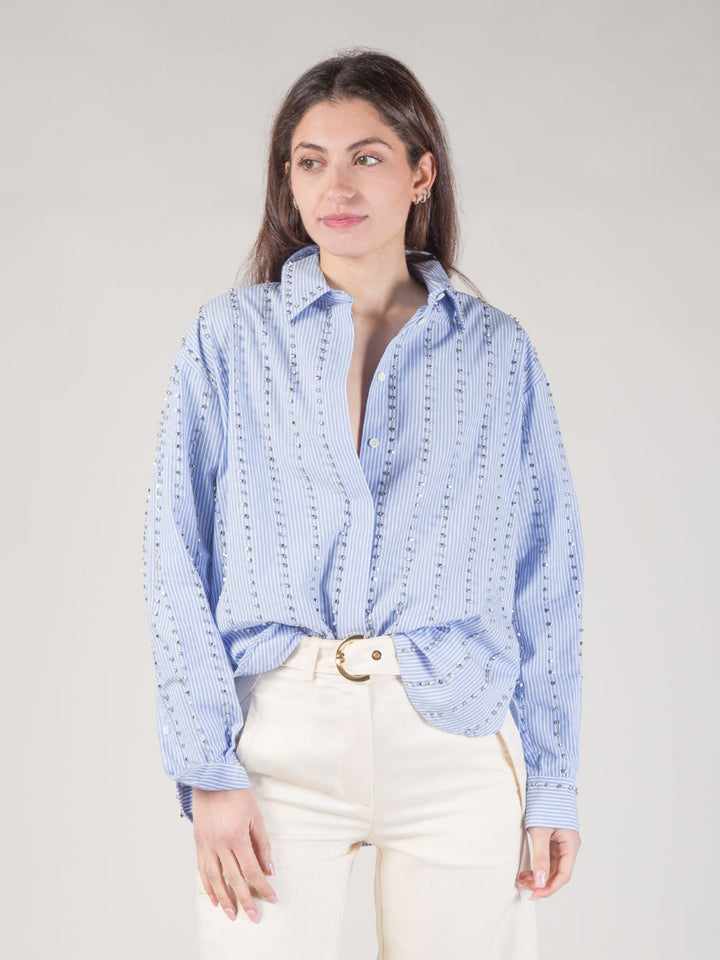 Camicia over a righe