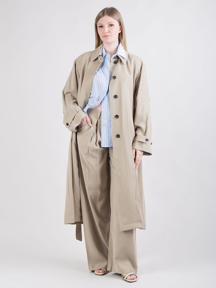 Trench lungo over