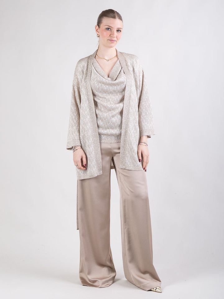 Completo tre pezzi in lurex