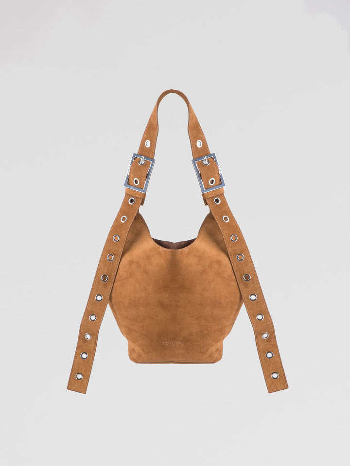 Borsa Small Hobo in camoscio