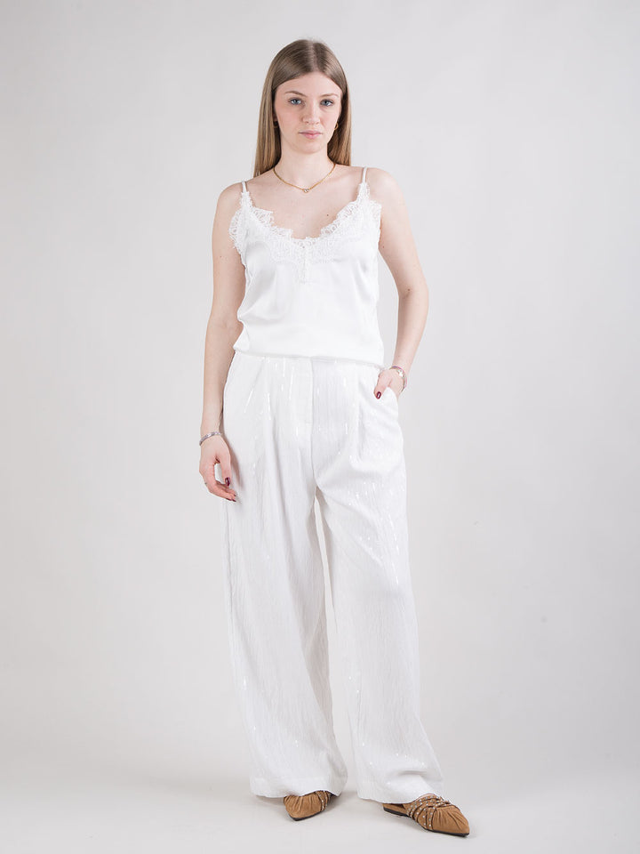 Completo paillettes con top