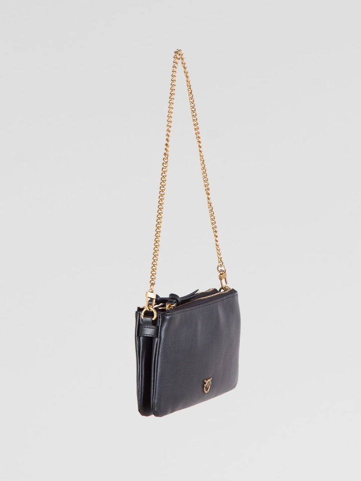 Borsa Double Mini in pelle