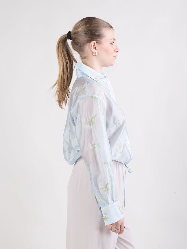 Camicia in voile di viscosa