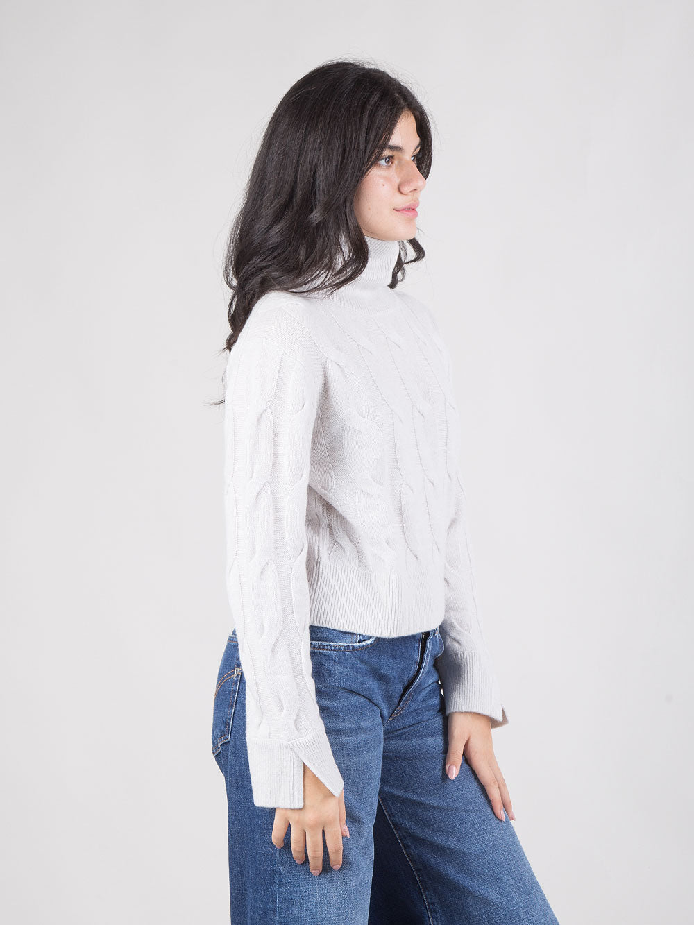 DOLCEVITA IN MAGLIA A TRECCE