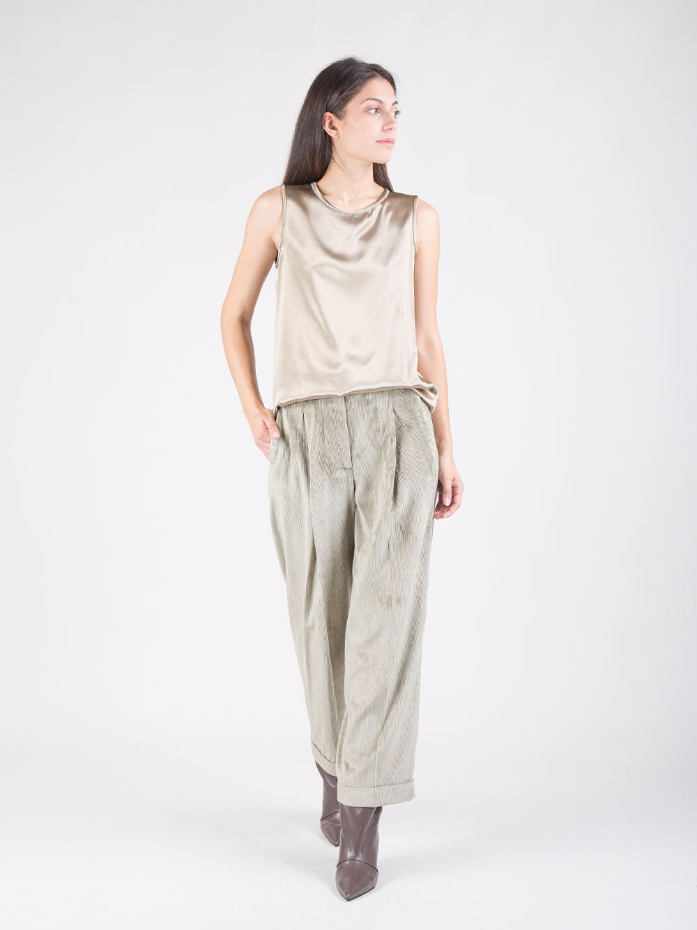 Pantaloni in velluto a coste