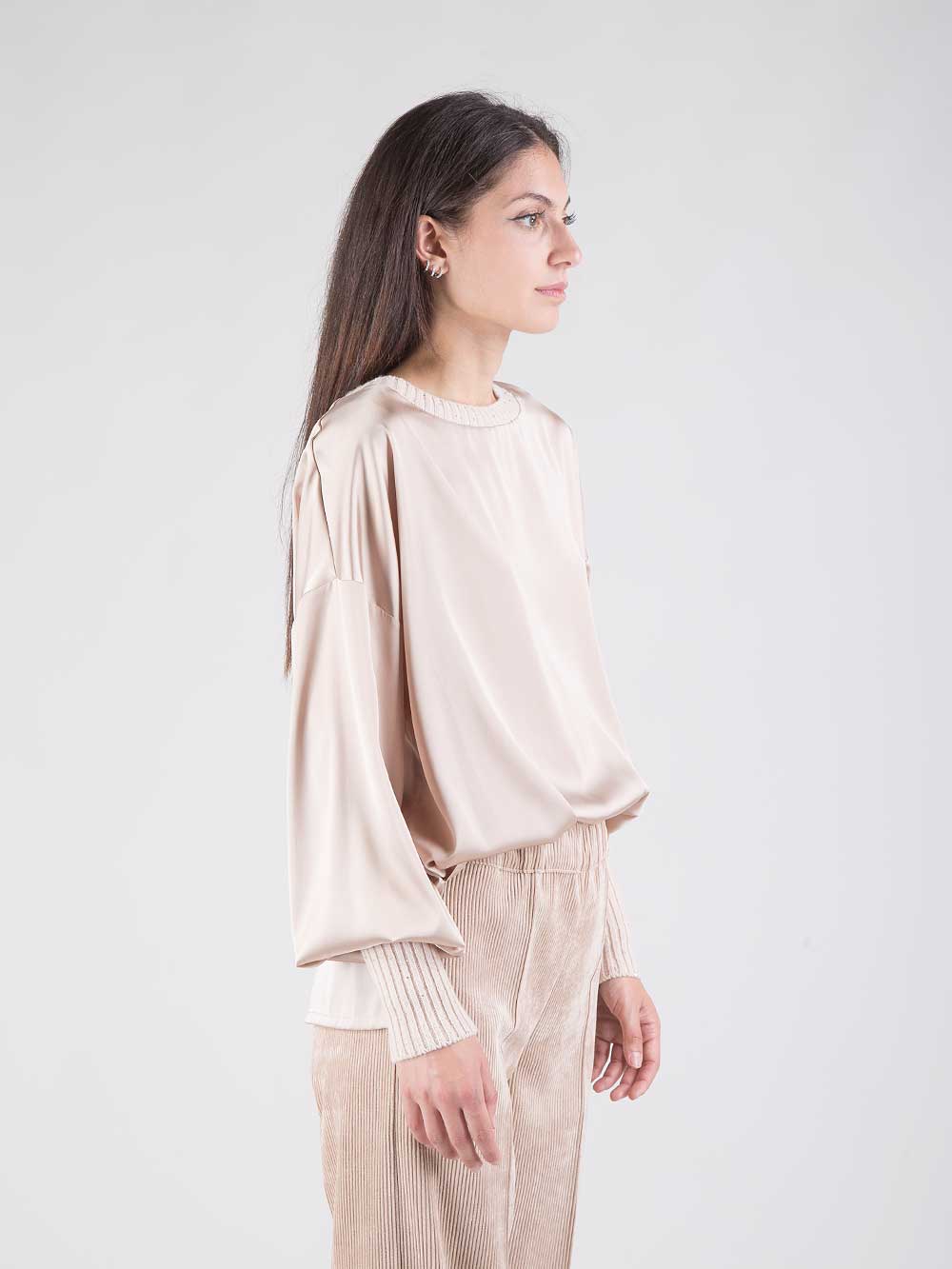 Blusa con paillettes