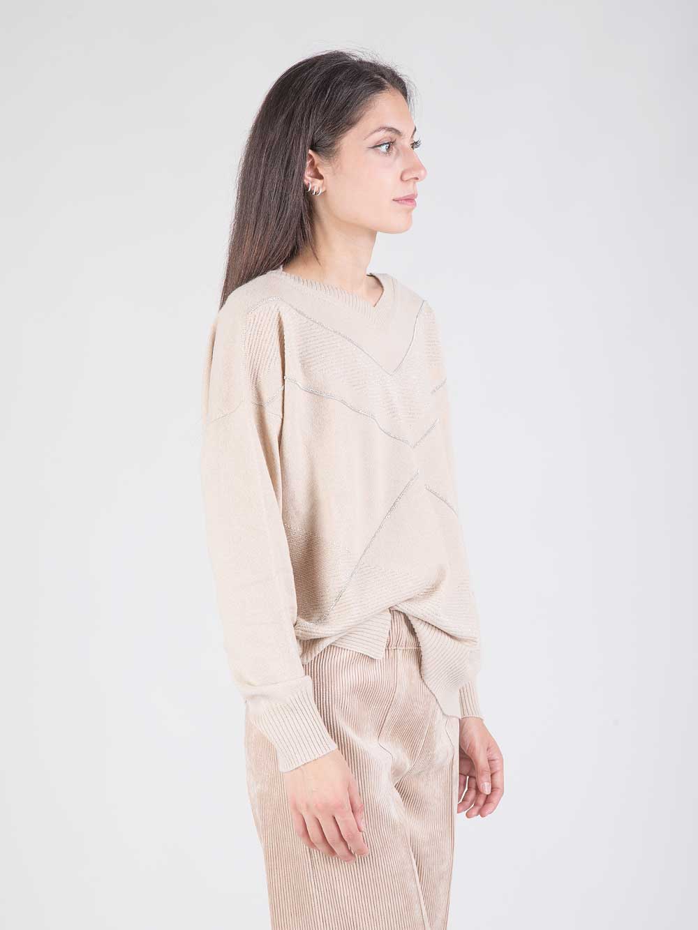 Maglia intarsio lux