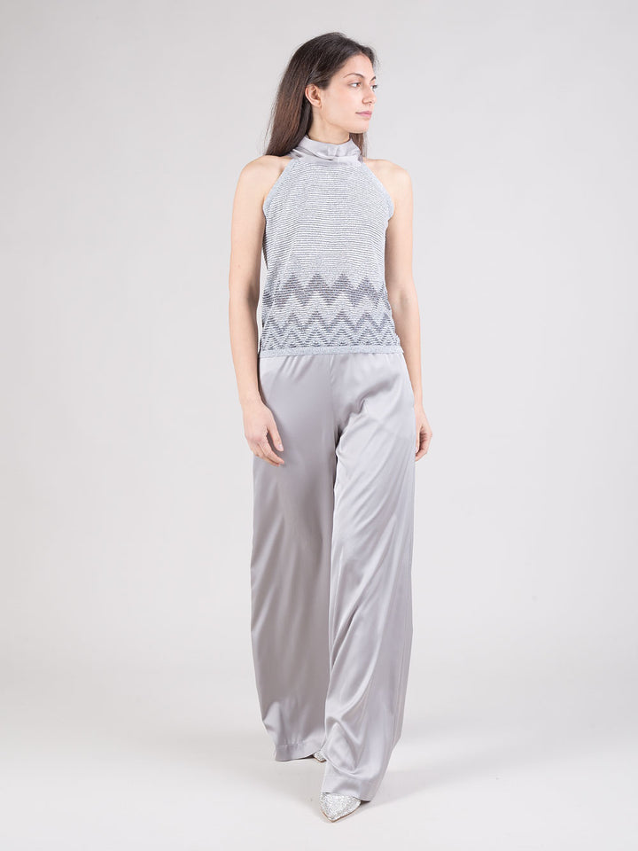Pantaloni in raso