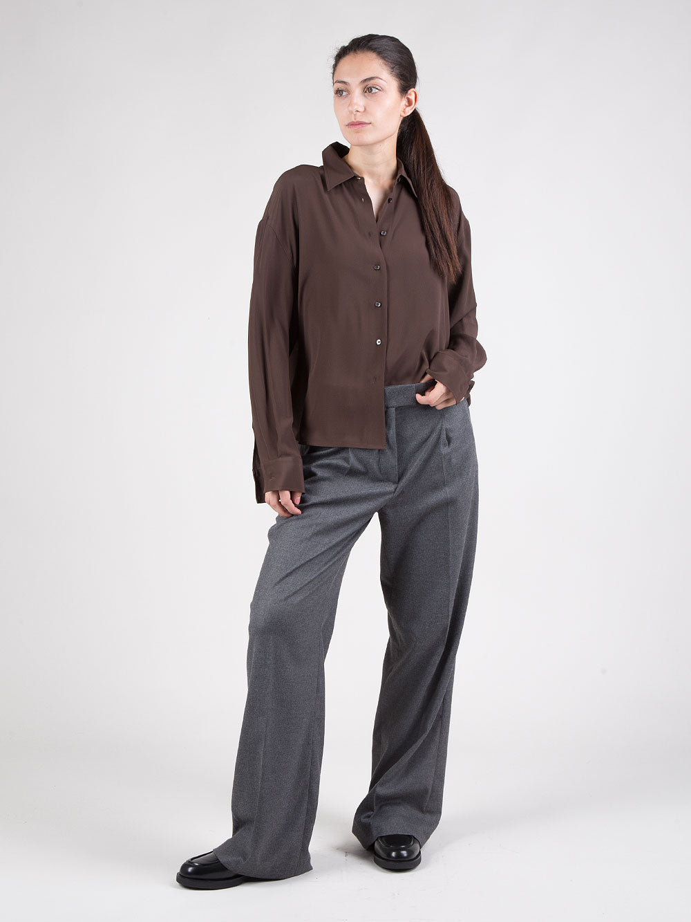 Pantaloni con pinces