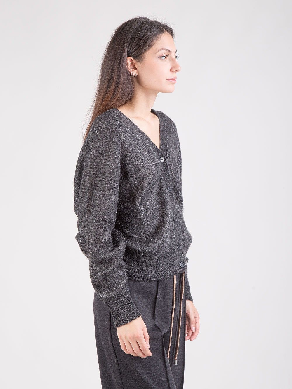 Cardigan doppio verso